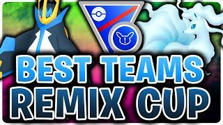 TOP 20 BANNED! *BEST* 10 REMIX CUP TEAM GREAT LEAGUE EDITION IN POKEMON GO | GO BATTLE LEAGUE