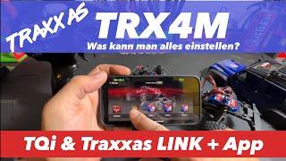 TRAXXAS TRX4M // TQi & Traxxas LINK + APP - Was kann man alles über die App einstellen?? -deutsch-