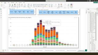 Using Power Query,Split & Merge Time Column into Hour(AM/PM) column | Create a Stunning Report Page