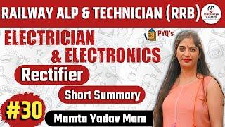 Complete Rectifier Short Summary || Electrician & Electronics II  II By Mamta Yadav Mam