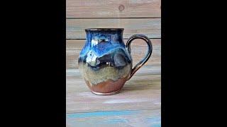 LAYERING AMACO GLAZES: ANCIENT COPPER, SAPPHIRE FLOAT, AND OATMEAL