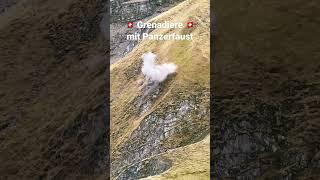 Grenadiere mit Panzerfaust der Schweizer Armee  Axalp 2022 #shorts