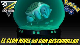 5 AÑOS PASARON PARA QUE BLASTOISE CLON NIVEL 50 TENGA DESENROLLAR en LIGA ULTRA - GBL- Pokémon Go