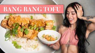 How To Make Tofu Delicious For Anyone! EASY Bang Bang Tofu Recipe!