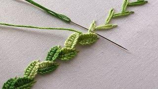 Cute 3D borderline embroidery|hand embroidery|hand craft|hand embroidery for beginners