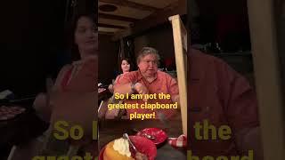 Playing the clapboard at Disney’s Hoop-Dee-Doo Revue #shorts #clapboard  #disney