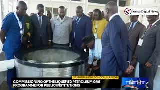 President Ruto Inspects The Ongoing Construction of LPG Programme at Jamhuri High School!