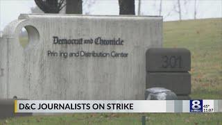 Democrat & Chronicle journalists on strike