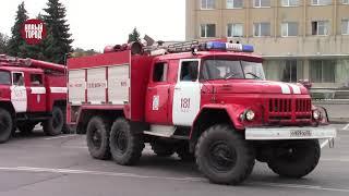 Торжественное построение пожарных 13 08 2021
