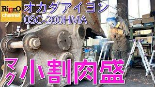 【小割の肉盛】OSC-200HMA肉盛修理【オカダアイヨン】