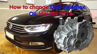 DIY How To Change DSG GEARBOX Oil Volkswagen Passat B8 2014 - 2020 TDI