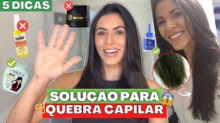 5 DICAS PARA TRATAR A QUEBRA CAPILAR CUIDANDO DO CABELO EM CASA: Atualizado 2022 | Larisse Gama