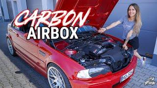 Airbox mit mega Sound  | Carbon Airbox Karbonius | BMW E46 M3 | Lisa Yasmin