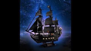 Fin de montage du puzzle 3d Black Pearl de CubicFun