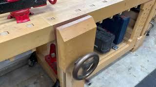 Benchcrafted leg vise operation