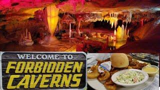 Forbidden Caverns Sevierville TN Review Exploring English Mountain and Lunch at Bush's Best Cafe