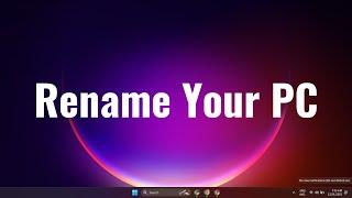 How To Rename Your PC In Windows 10