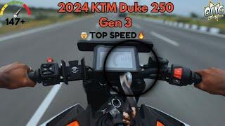 ktm duke 250 gen 3 2024 | top speed test | with pillion|#subscribe #automobile