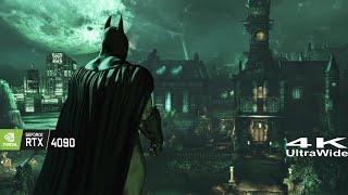 [4K120] Batman Arkham Asylum Remastered RTGI HD Textures Beyond Imagination FX RTX 4090 2023