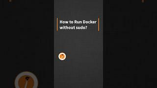 Permission denied? Run Docker without sudo.