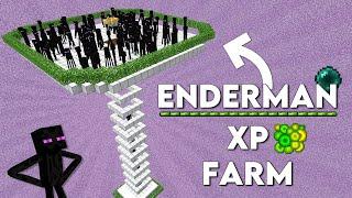 Minecraft Enderman XP Farm Tutorial 1.20+ For Bedrock and Java Edition