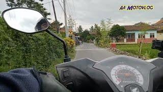 Motovlog! Menyusuri jalan desa Karangsari Kebumen