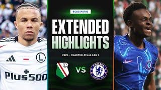 Legia Warszawa vs. Chelsea: Extended Highlights | UECL Quarter-final Leg 1 | CBS Sports Golazo