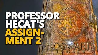 Professor Hecat's Assignment 2 Hogwarts Legacy