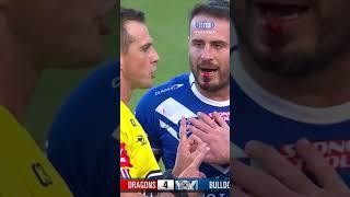 Reynolds is firedddd up today.  ️ #NRLDragonsBulldogs | FREE on 9Now #9WWOS #NRL #shorts