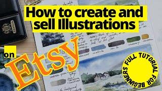 How to create and sell illustrations on Etsy and other marketplaces