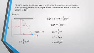 Fizika 1 - Zakon očuvanja energije PART 3