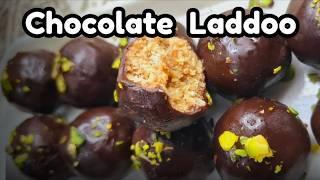 Easy Christmas Chocolate | हेल्थी ओट्स ड्रायफ्रूट्स चॉकलेट बाइट्स | Chocolate Laddu | SWAAD CHOWK