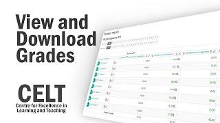 View and Download Assignment Grades from UEL #Moodle Gradebook