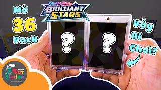 Mở 36 packs Pokemon TCG Brilliant Stars kiểu này rồi ai coi được ToyStation 679