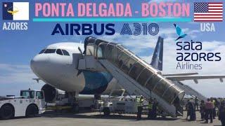 TRIPREPORT | SATA Azores Airlines (ECONOMY) | Airbus A310 | Ponta Delgada - Boston