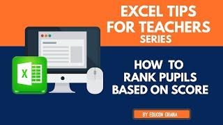 How to Rank pupils in EXCEL based on score