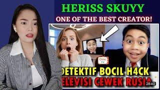 HERISS SKUYY - DETEKTIF BOCIL H4CK TELEVISI DI RUSIA SAMPAI FIKI NAKI KENA H4CK  Ome Tv | REACTION