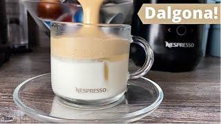 Nespresso Dalgona Coffee Using Barista Recipe Maker Frother | Nespresso Iced Coffee | Cafe Dalgona