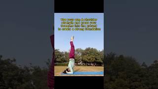 Day 21 of 30 day headstand challenge with guide #viralvideo #trending #yoga #strength #shorts