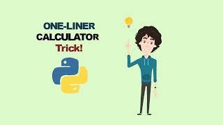 Python Trick: Build a Calculator in just one line! #python #coding