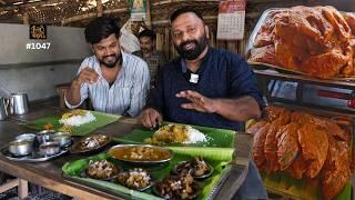 രാജേട്ടന്റെ തട്ടുകട ഊണ് | Non-veg Meals @ Rajettante Thattukada | Palakkad street food lunch