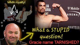 The REAL REASON Dana RIPS reporter for asking about Kron Gracie performance!