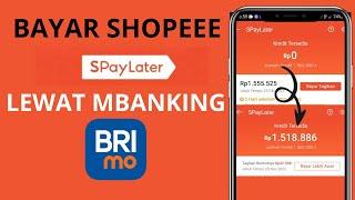 CARA BAYAR SHOPEE PAYLATER PAKAI BRIMO | bayar tagihan spaylater lewat brimo terbaru cepat dan mudah