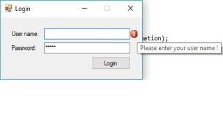 C# Tutorial - Validation using Error Provider | FoxLearn