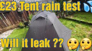 Will the Outsunny tent leak ??