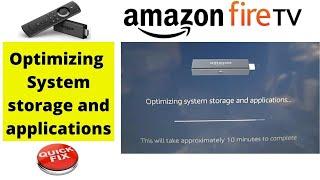 How to Fix Firestick Stuck at Optimizing System Storage and Applications