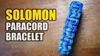 Solomon Paracord Bracelet | 2 Strand Core Paracord Bracelet tutorial