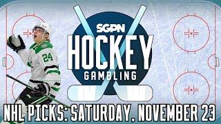 NHL Picks, Predictions, & Best Bets: Saturday, November 23rd