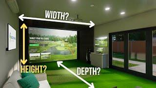 What Size Should a Golf Simulator Room Be?