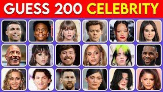Guess The Celebrity In 3 Seconds | 200 Most Famous People In The World